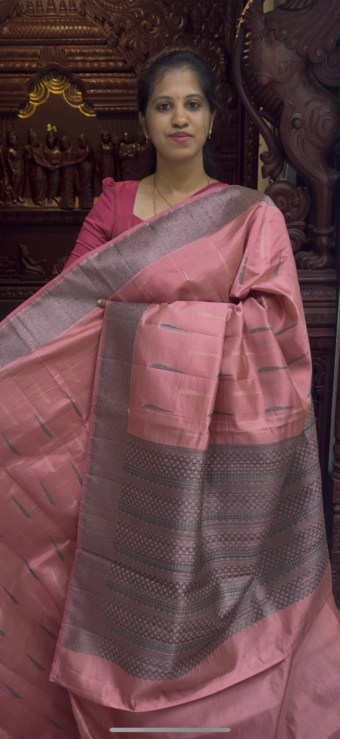 Dupion Tussar Saree 1810 | DSAD033