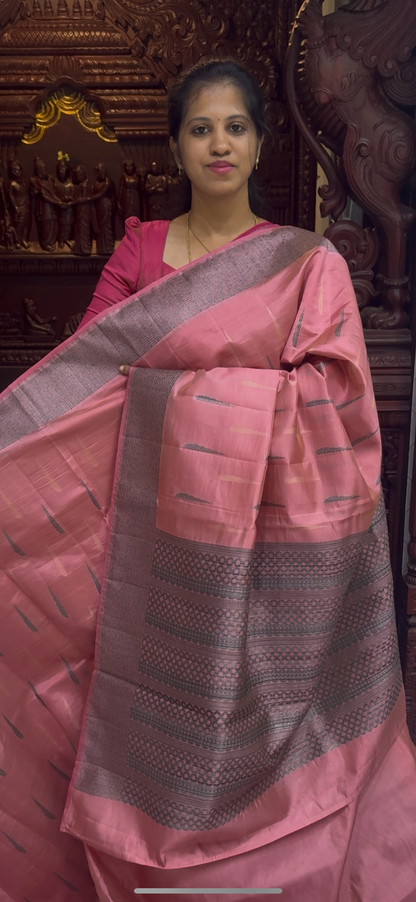 Dupion Tussar Saree 1810 | DSAD033