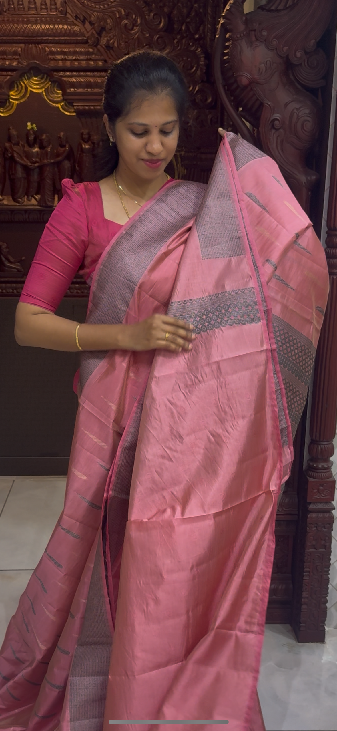 Dupion Tussar Saree 1810 | DSAD033