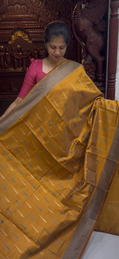 Dupion Tussar Saree 1810 | DSAD033
