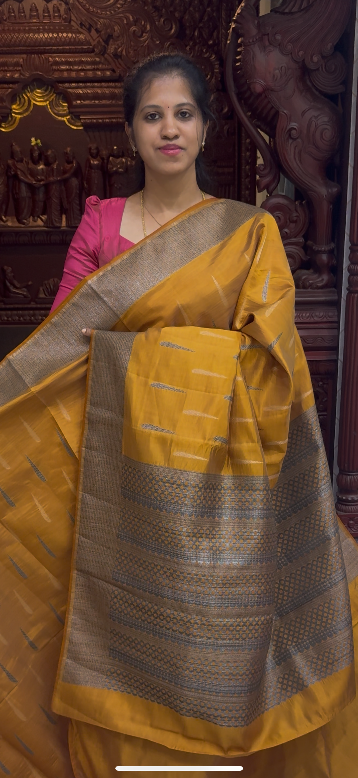 Dupion Tussar Saree 1810 | DSAD033