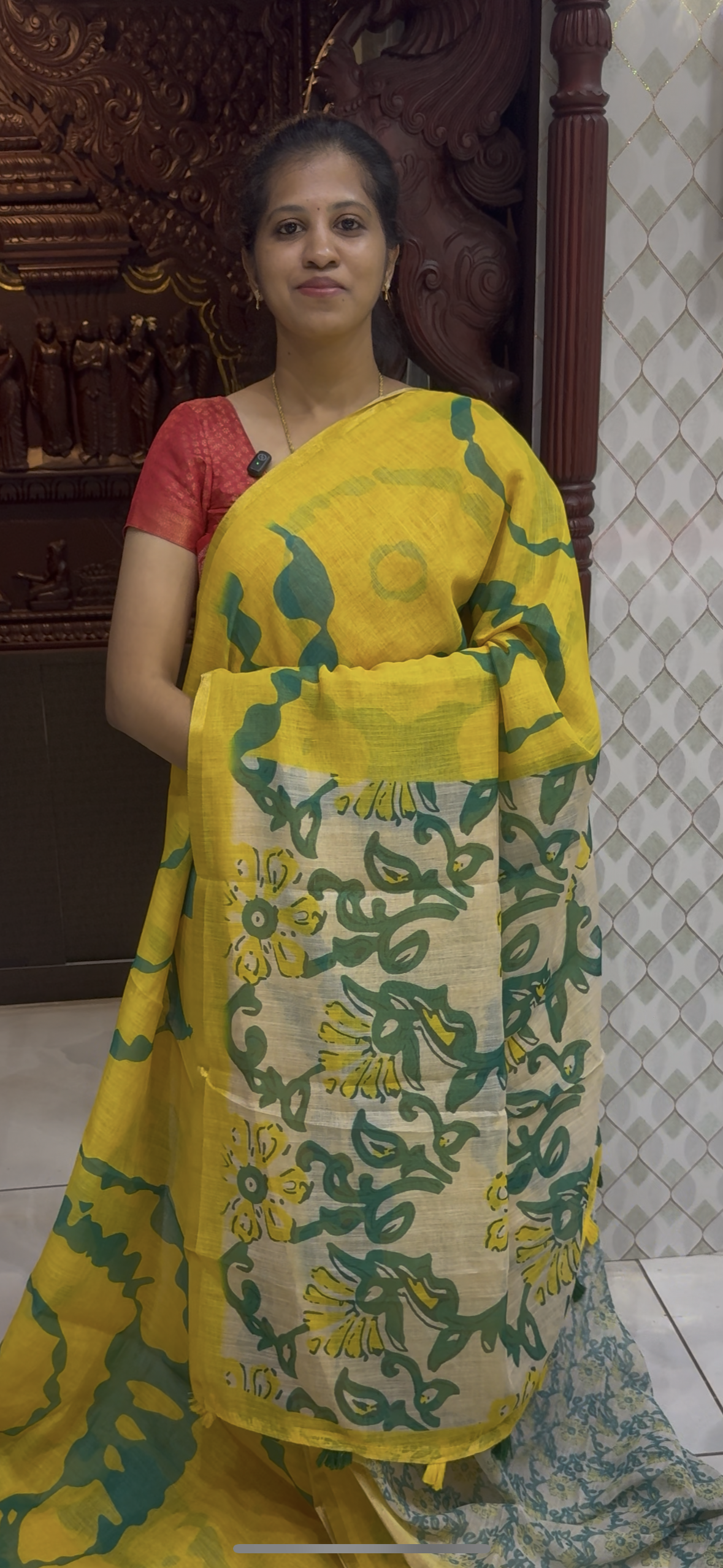 Fancy Linen Cotton Sarees | DSAD026