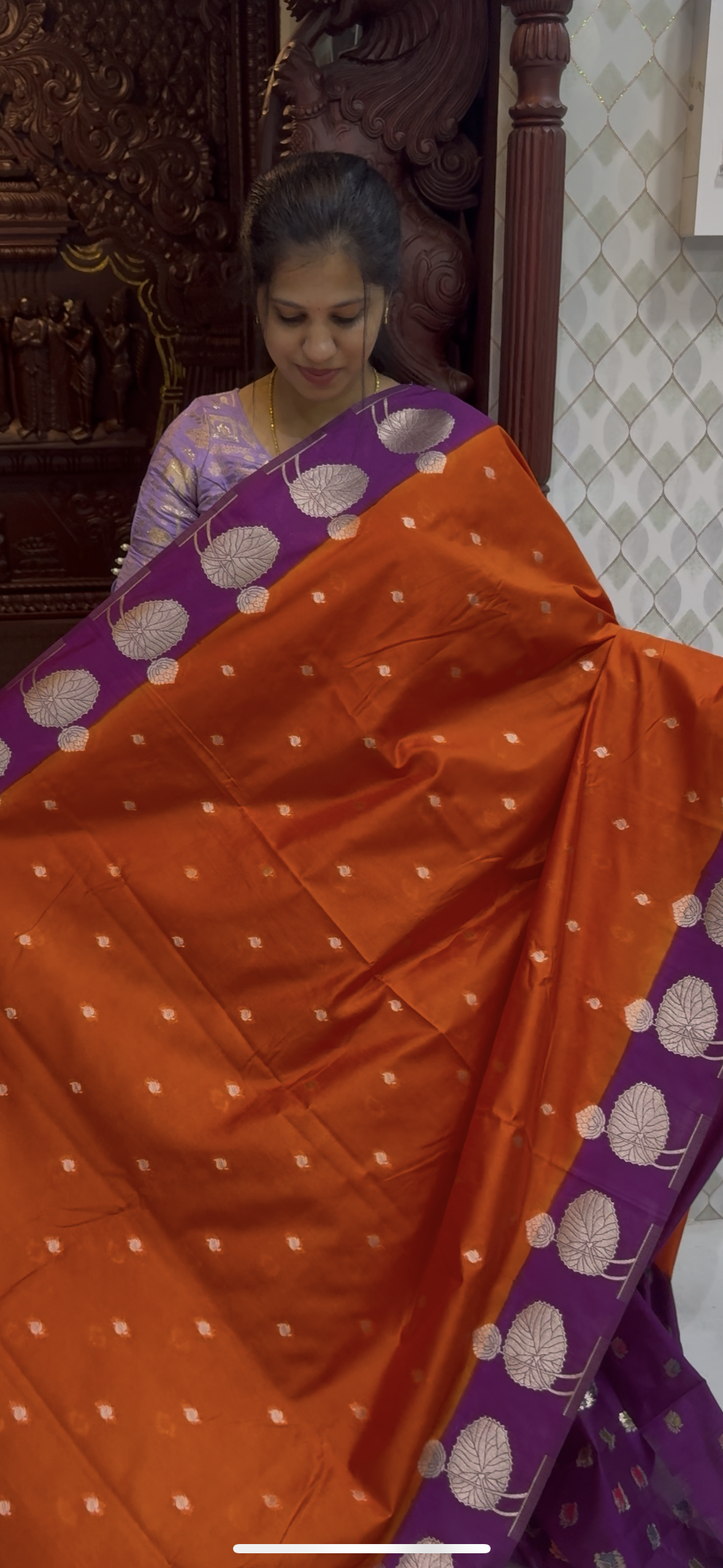 Marigold Georgette Sarees | DSM113