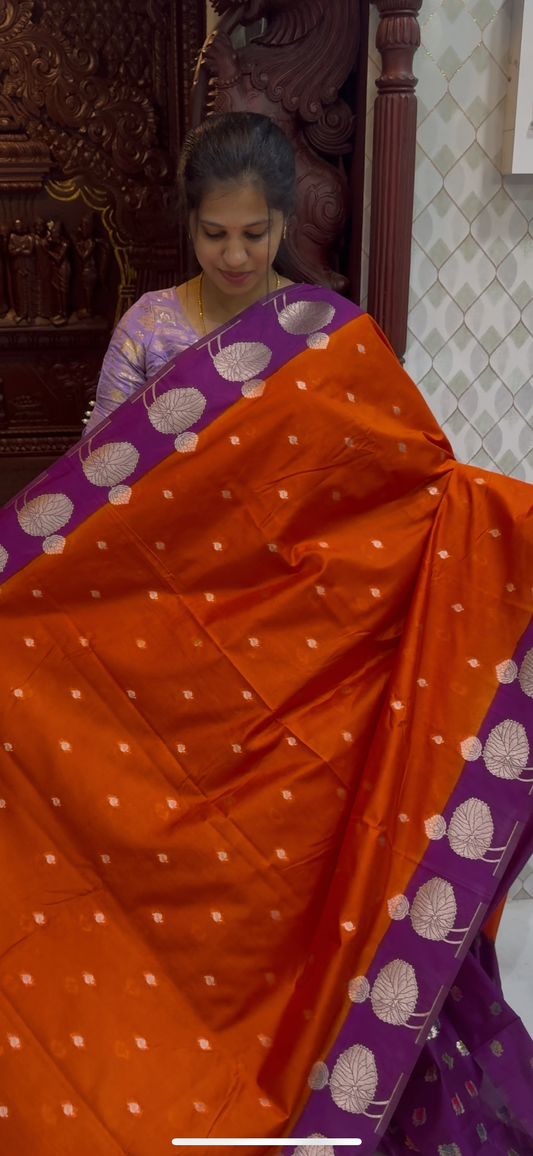 Marigold Georgette Sarees | DSM113
