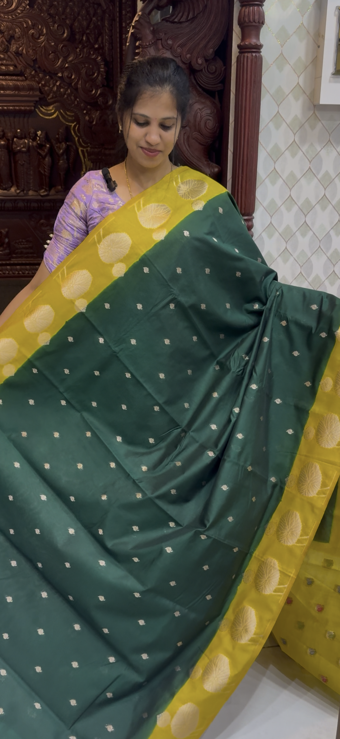 Marigold Georgette Sarees | DSM113