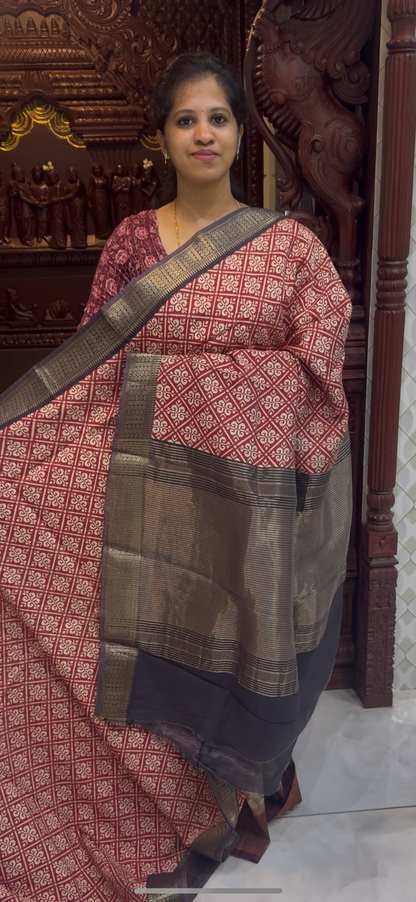 Moonga Silk Sarees | DSM071