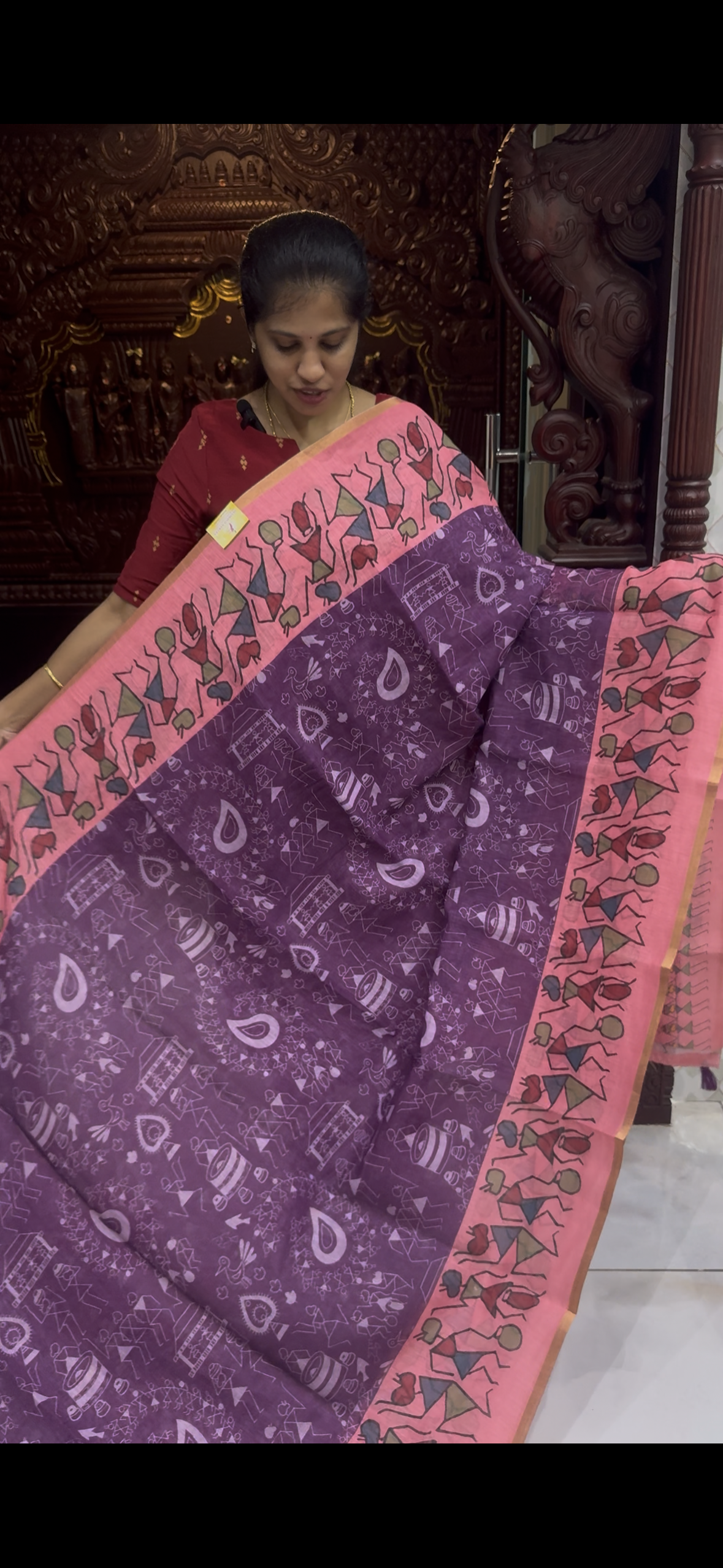 Fancy Linen Cotton Sarees | DSAD026