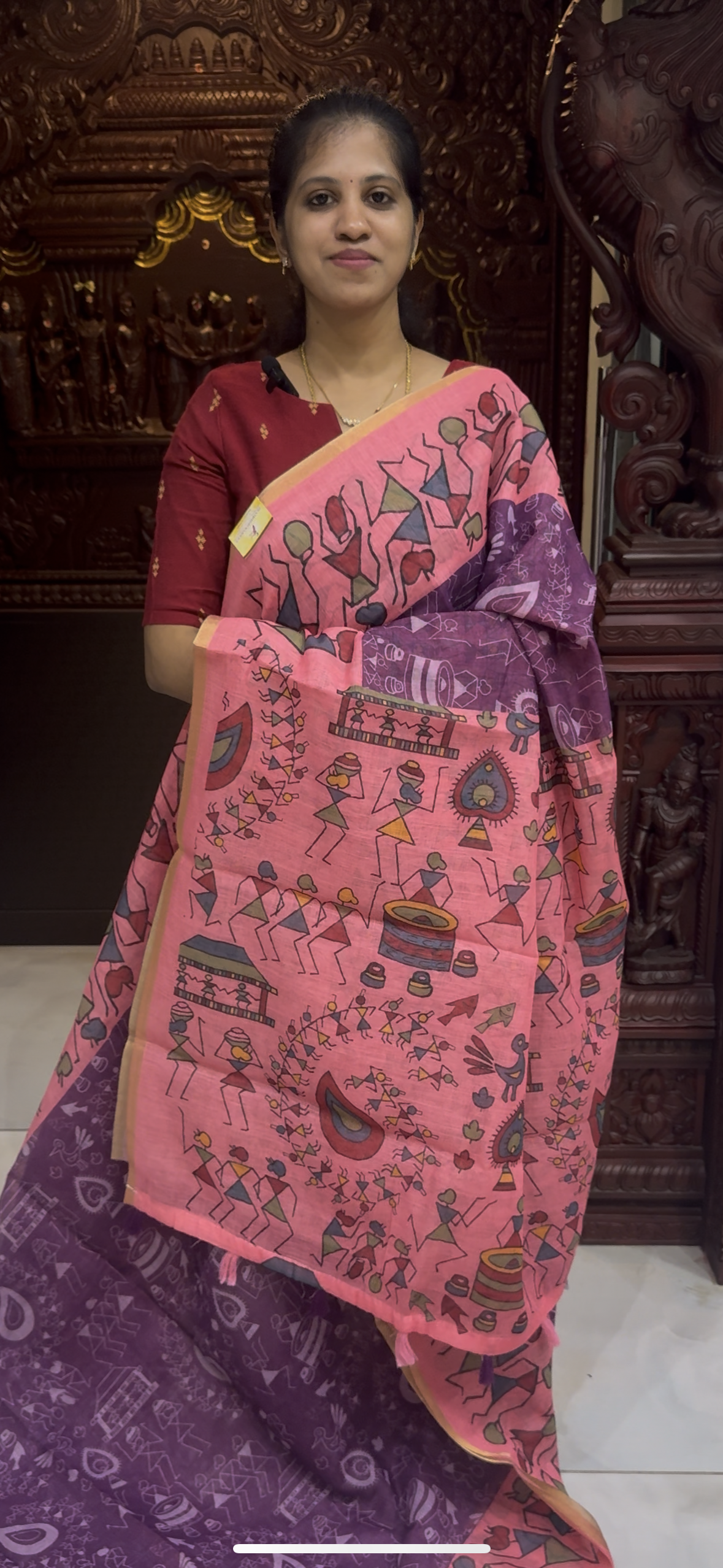 Fancy Linen Cotton Sarees | DSAD026