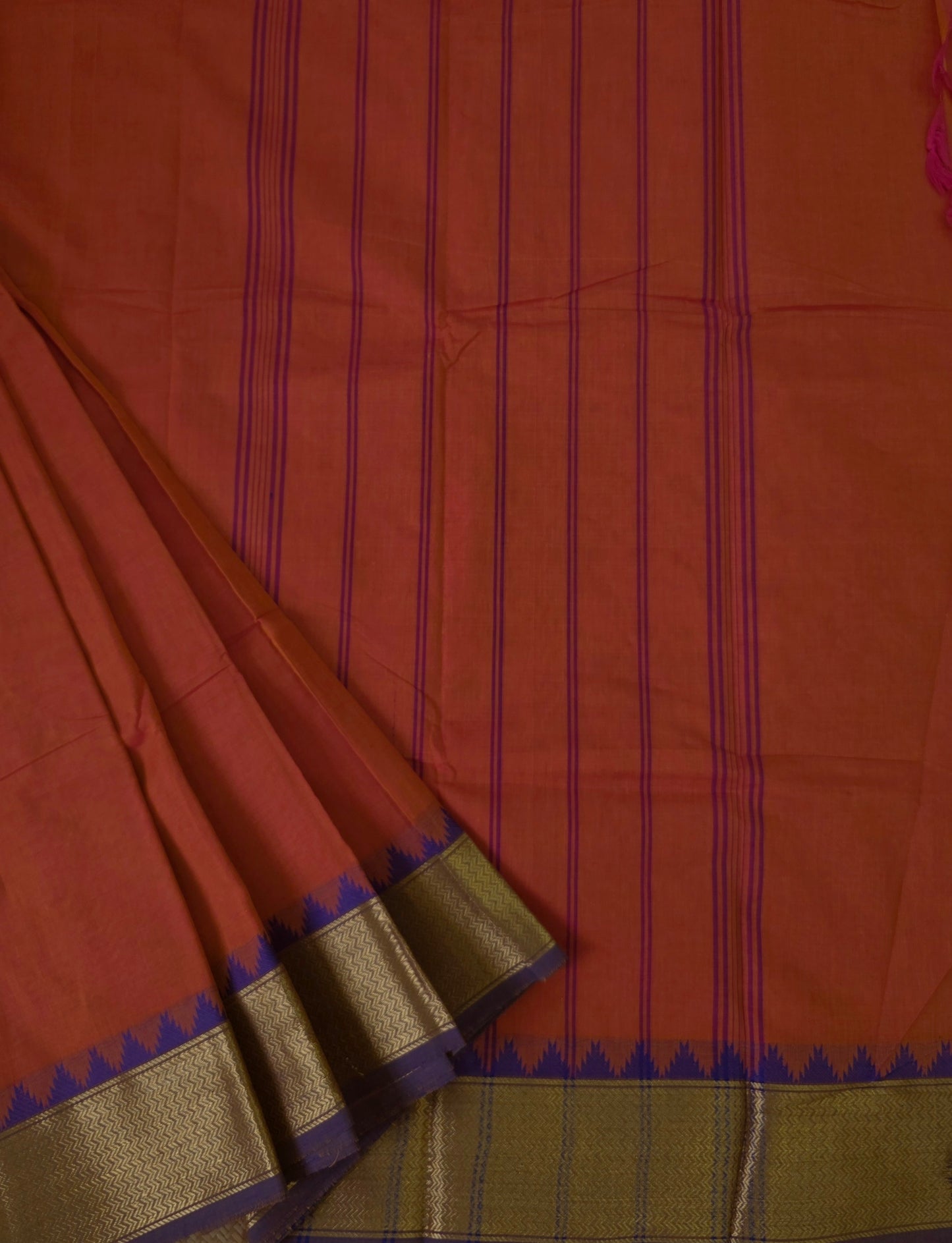 Handloom Kanchi Cotton Saree | DSAE002