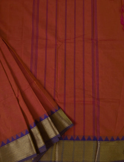 Handloom Kanchi Cotton Saree | DSAE002