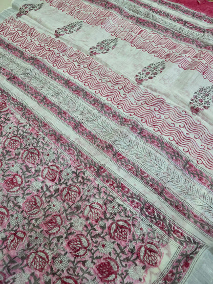 Pure Linen Cotton Sarees| DSAL002