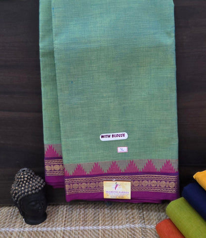 Handloom Kanchi Cotton Sarees  | DSAE007