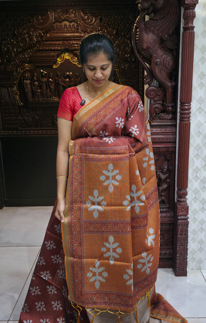 Fancy Maheshwari Cotton Sarees | DSAD005