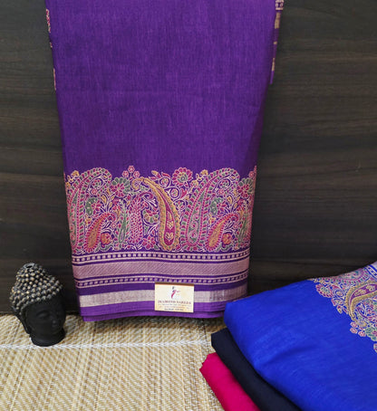 Printed Semi Dola Silk Sarees | DSM062