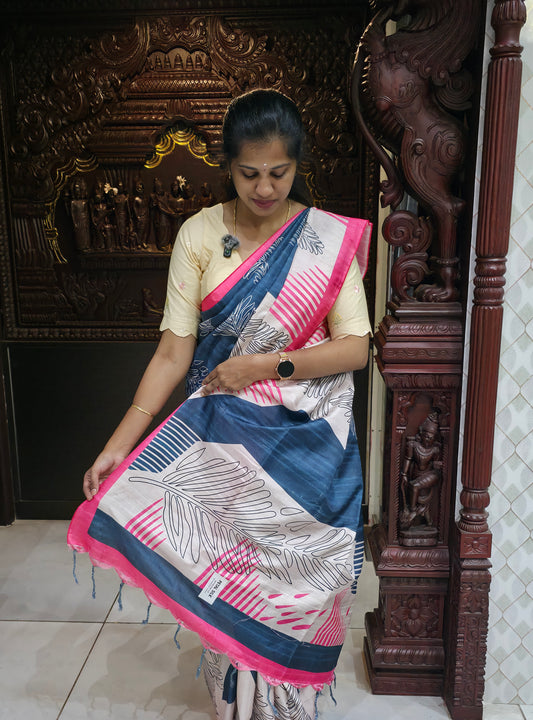 Art Tussar Silk Sarees | DSAD043