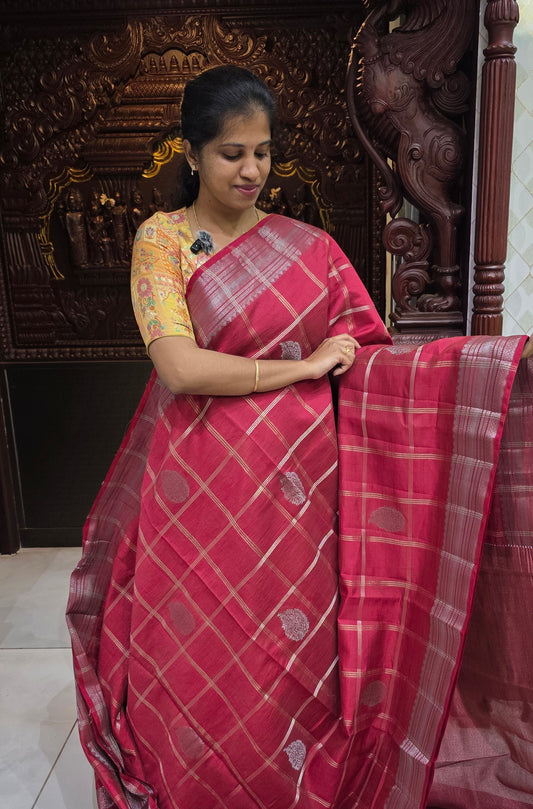 Semi Tussar 1725 Sarees| DSAD036