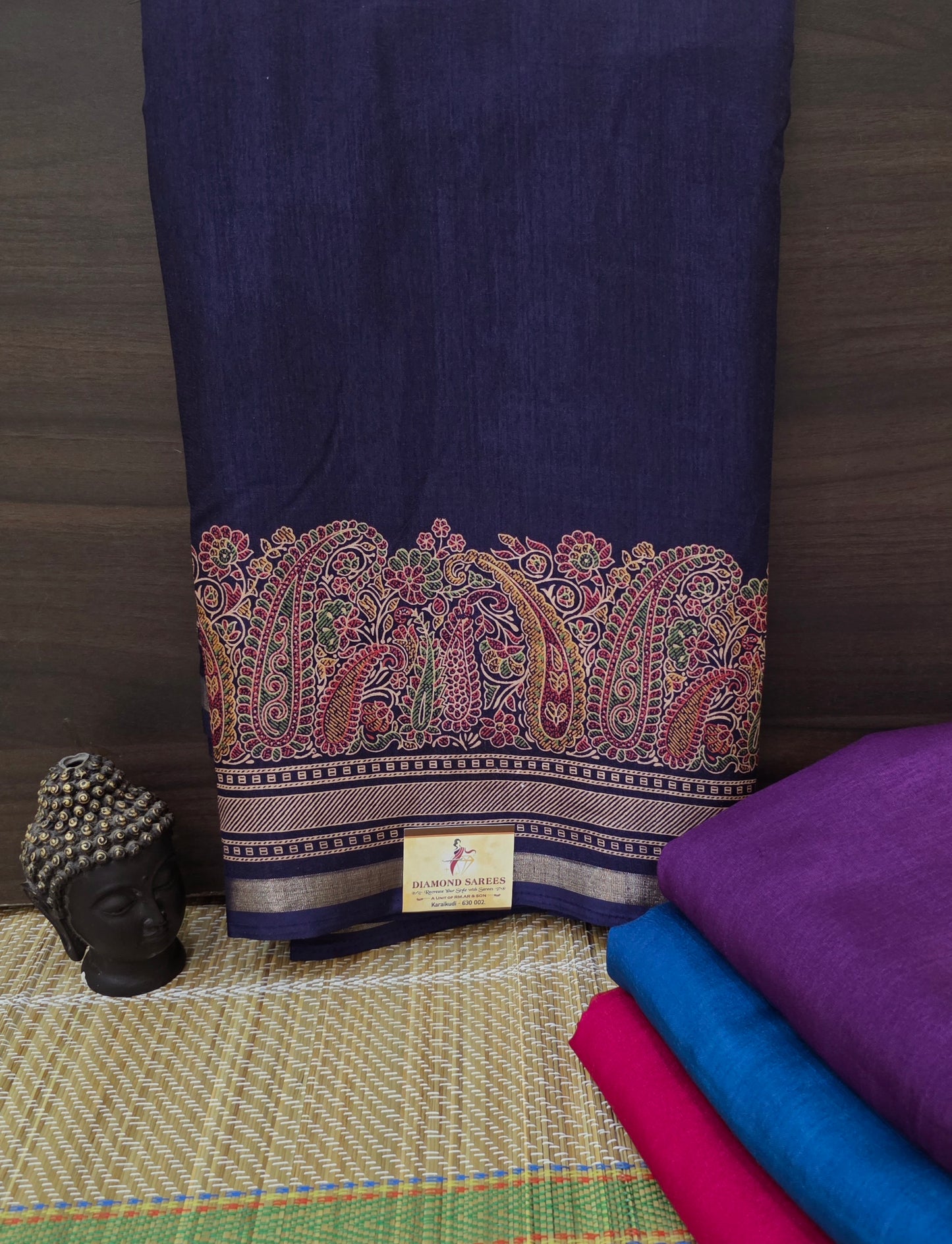 Printed Semi Dola Silk Sarees | DSM062