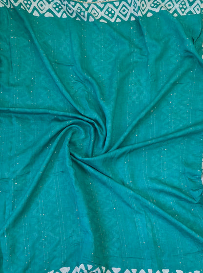 Baswada Cotton Sarees With Sequence Work| DSM051