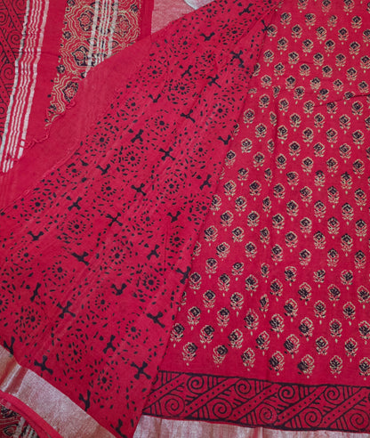 Pure Linen Cotton Sarees| DSAL002