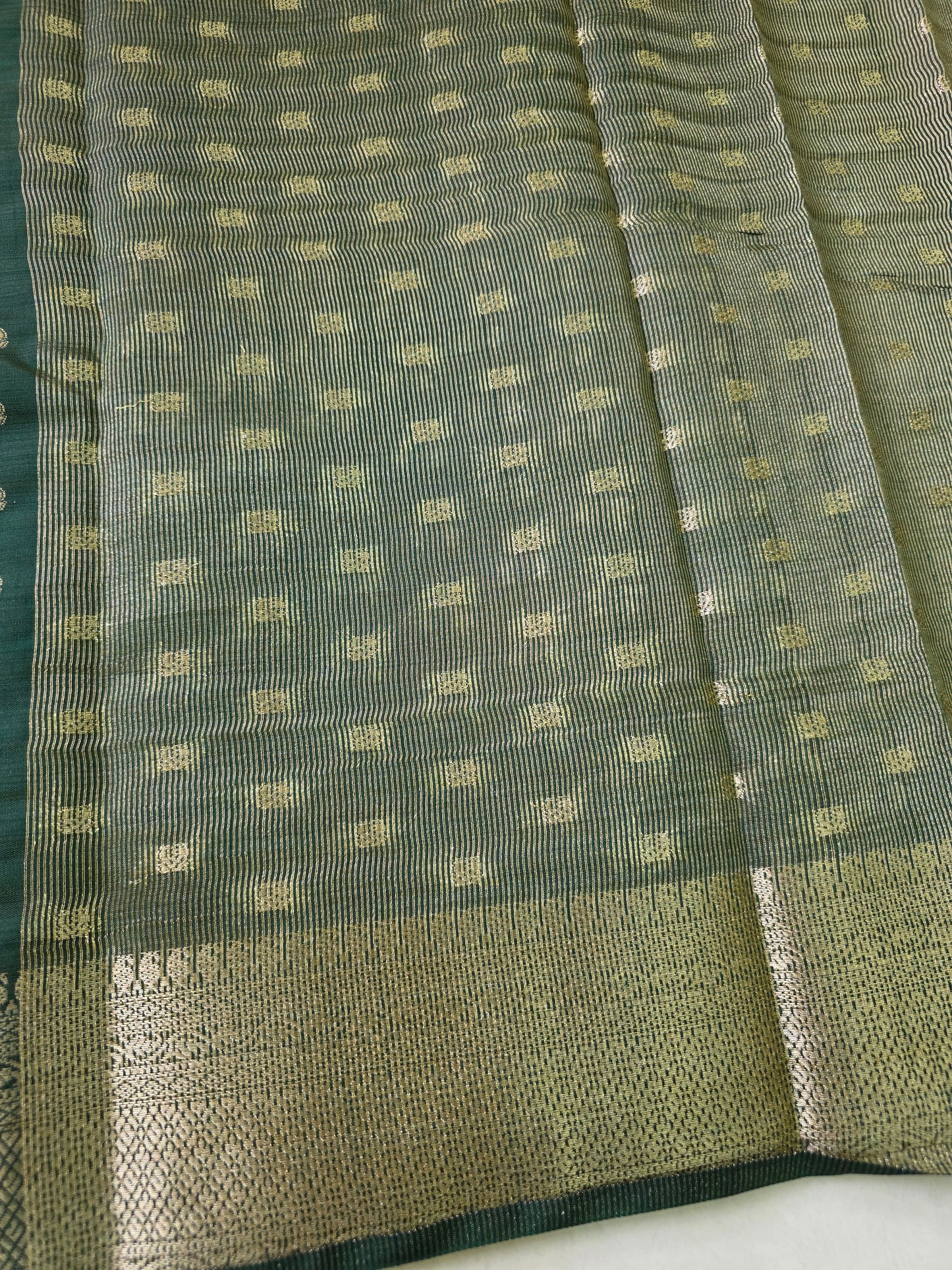 Semi Tussar Saree With Butta | DSM107