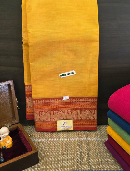 Handloom Kanchi Cotton Saree | DSAE006