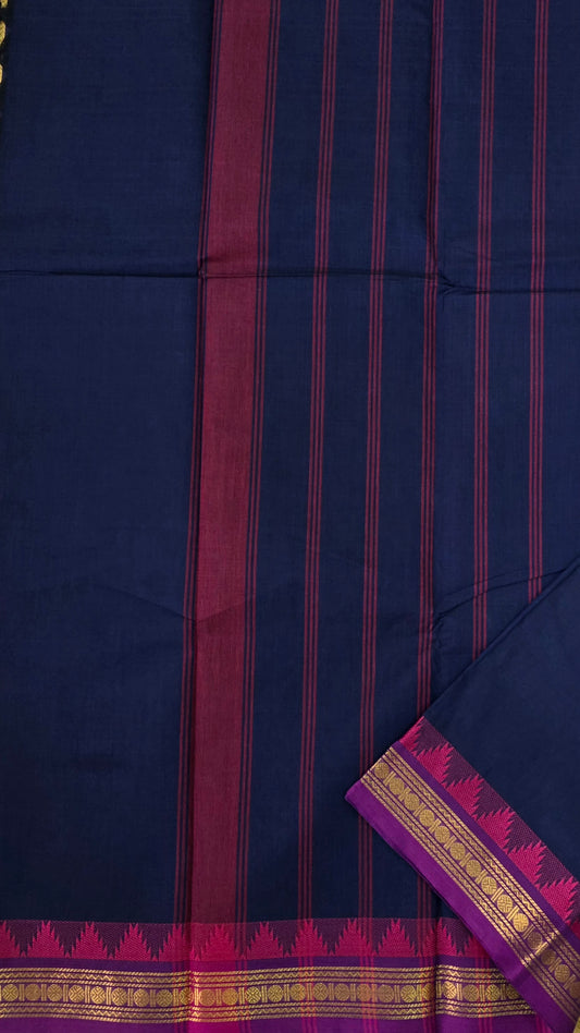 Handloom Kanchi Cotton Sarees  | DSAE007