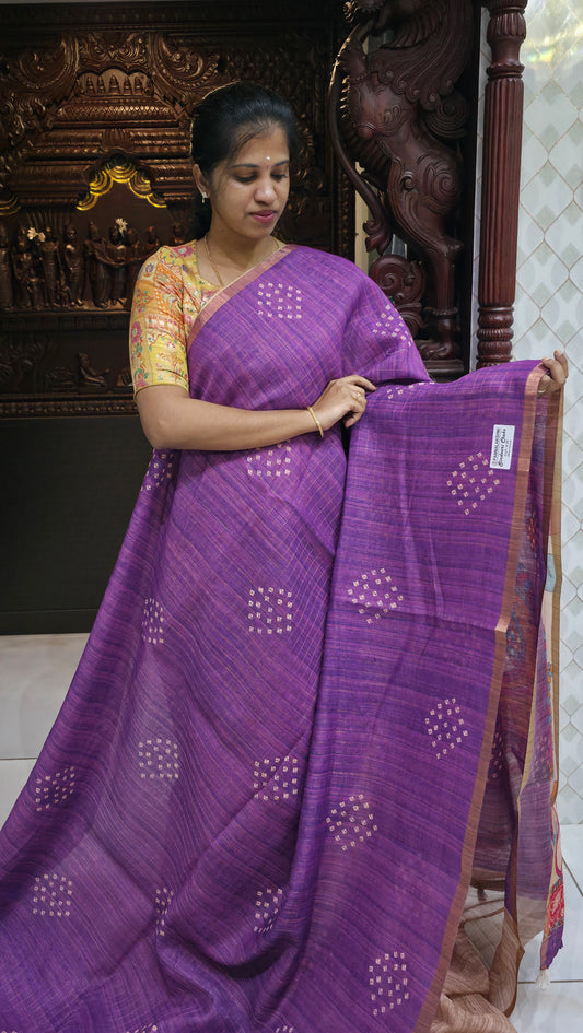 Fancy Cotton Sindoori Checks Sarees | DSAD024