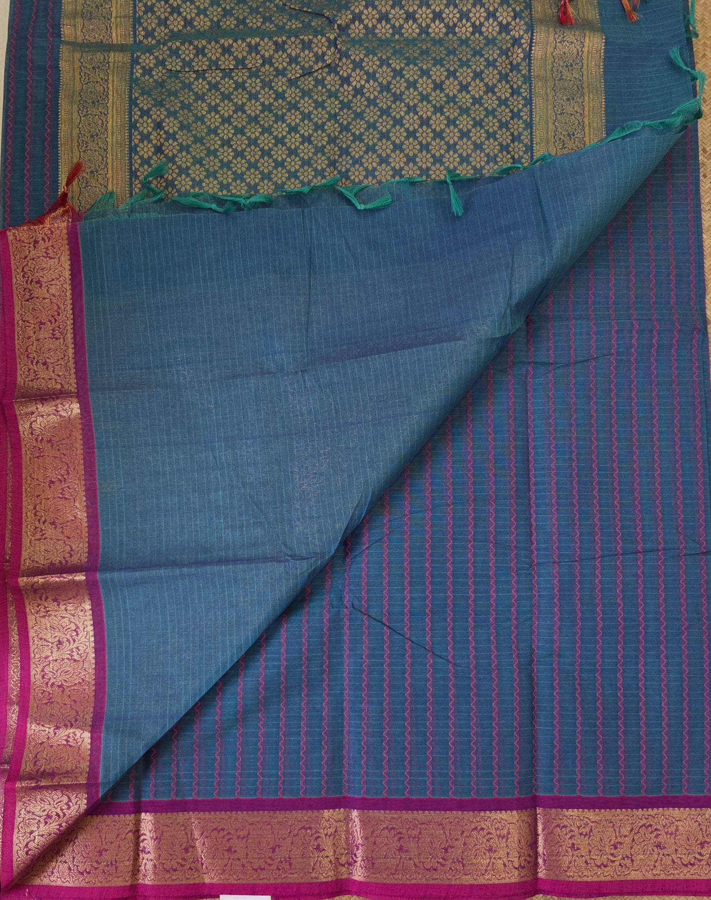 Handloom Kanchi Cotton Saree | DSAF005