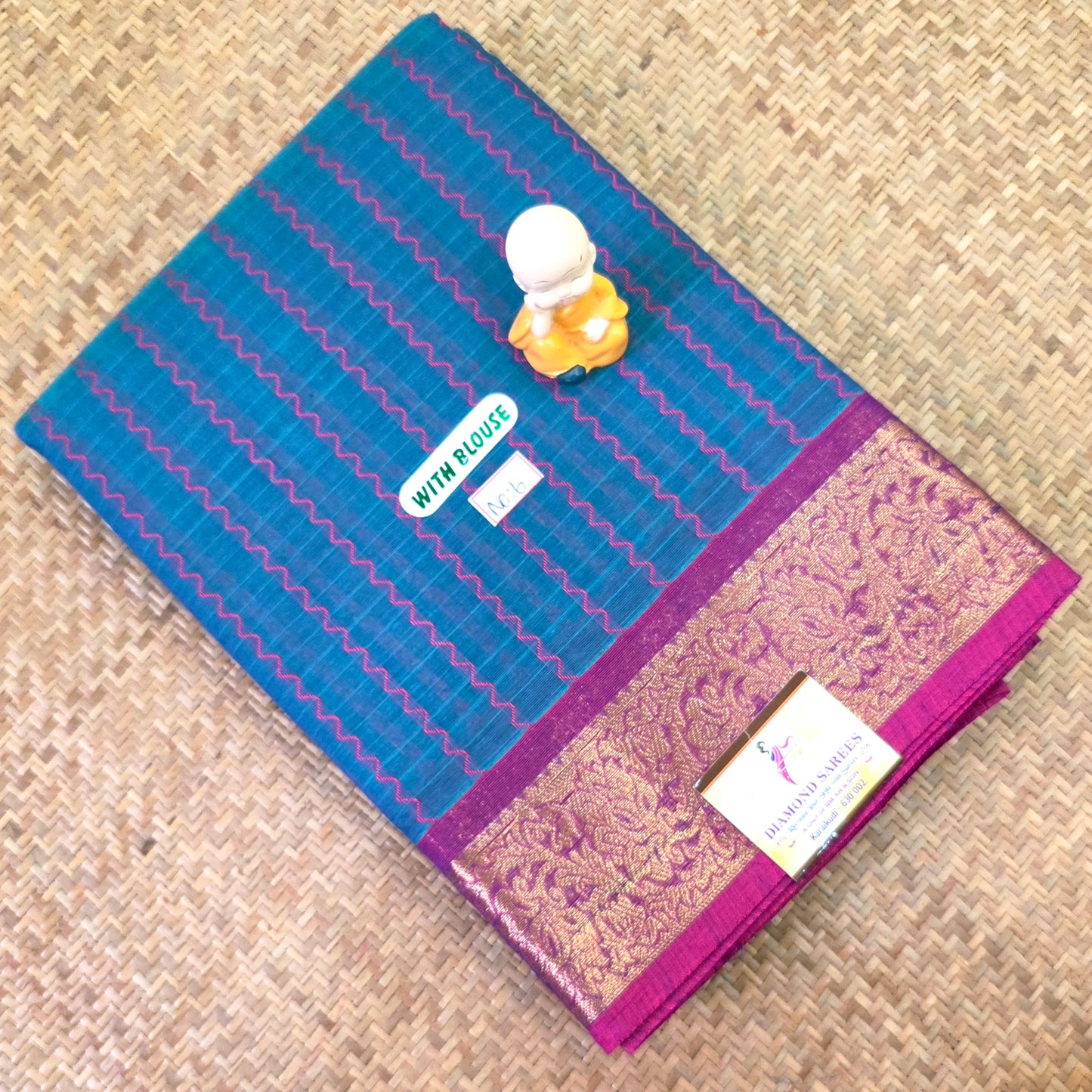 Handloom Kanchi Cotton Saree | DSAF005