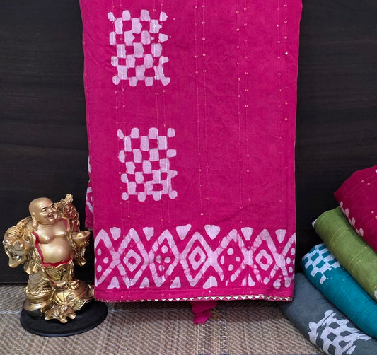 Baswada Cotton With Sequence Work| DSM051