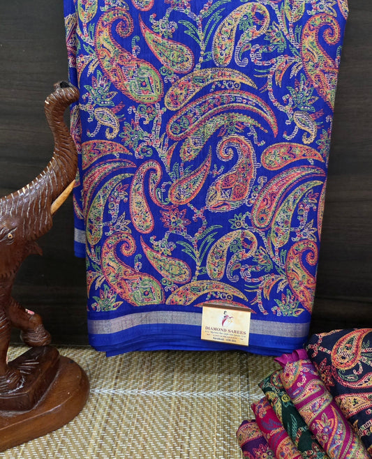 Printed Semi Dola Silk Sarees | DSM062