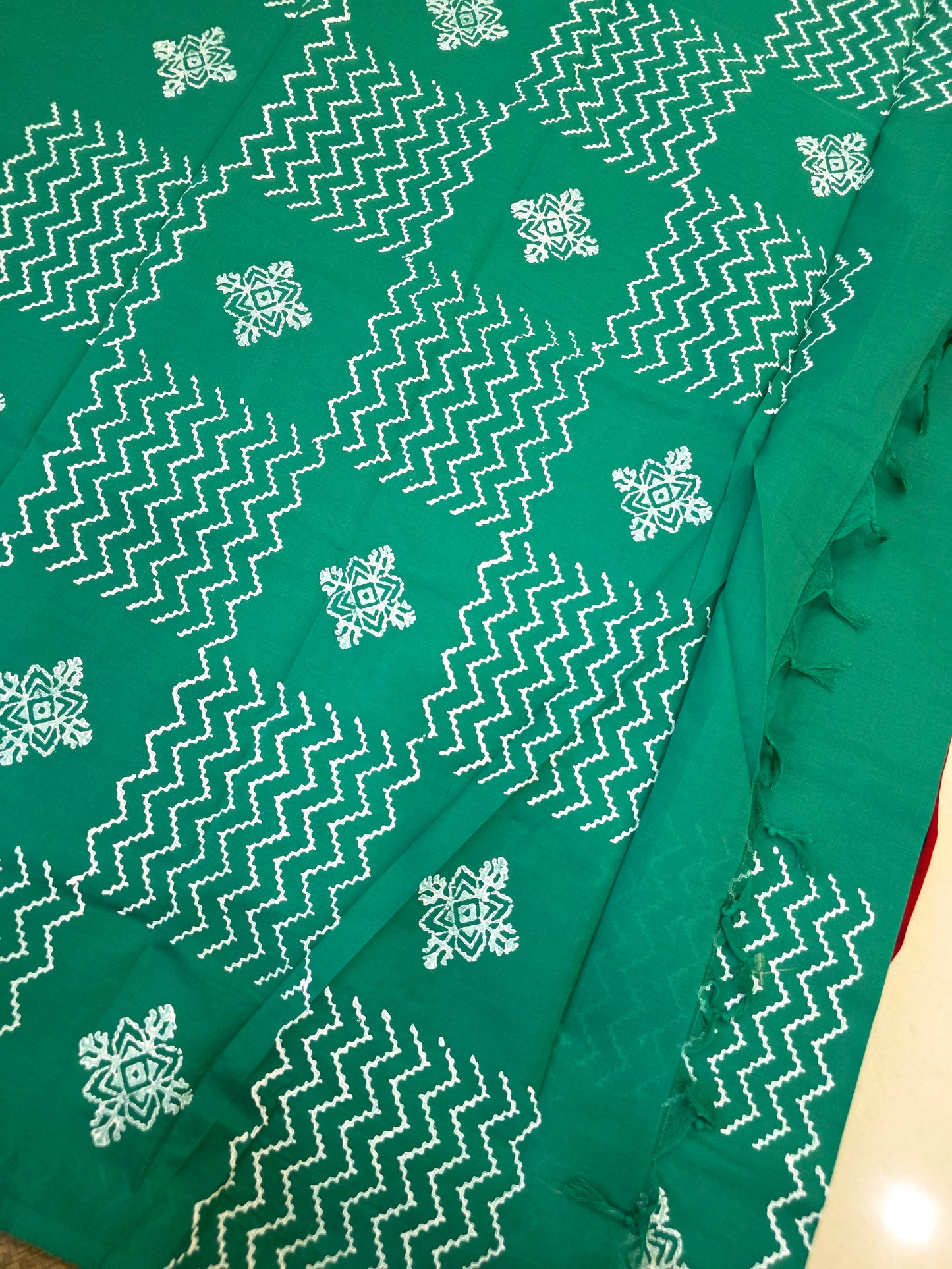 South Mix Cotton Sarees With extra Printed Blouse | DSAH002