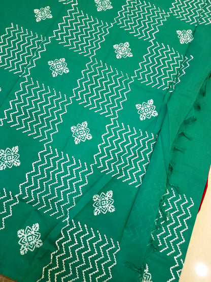 South Mix Cotton Sarees With extra Printed Blouse | DSAH002