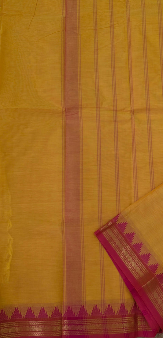 Handloom Kanchi Cotton Sarees  | DSAE007