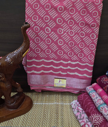 Pure Linen Cotton Sarees| DSAL002