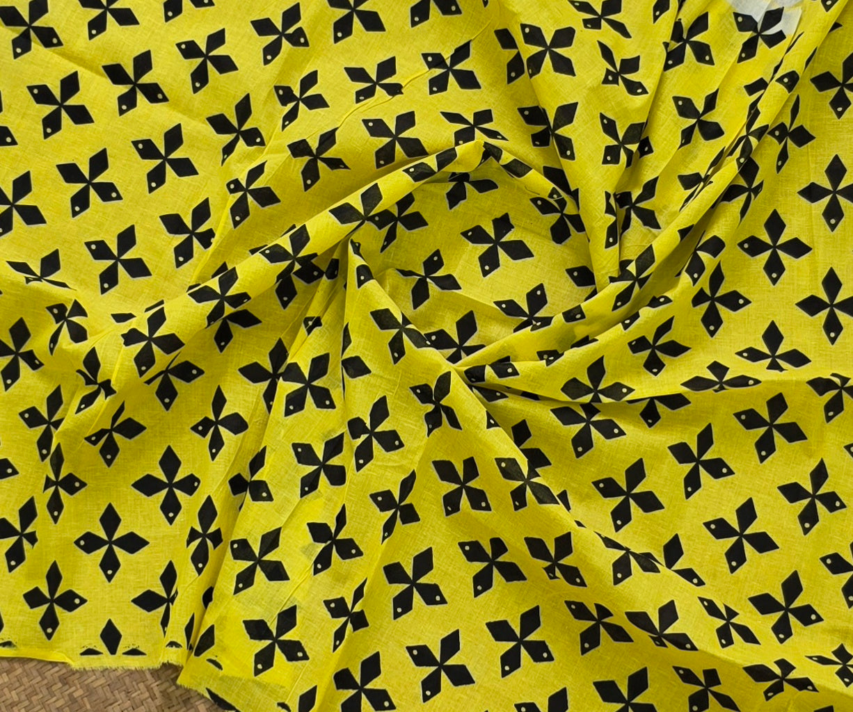 Handblock Print MulMul Cotton Sarees | DSAN001