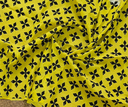 Handblock Print MulMul Cotton Sarees | DSAN001