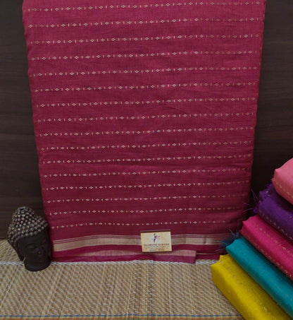 Semi Tussar Saree Stripes 1725 | DSAD028