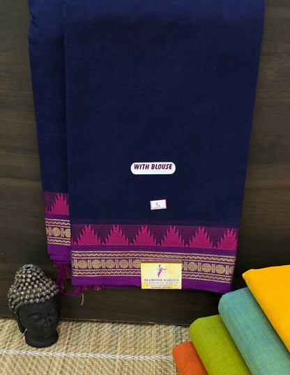 Handloom Kanchi Cotton Sarees  | DSAE007