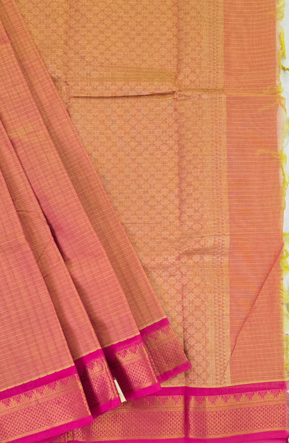 Handloom Kanchi Cotton Saree | DSAF005