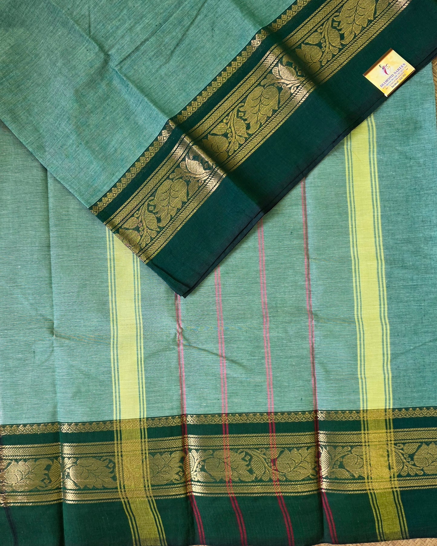 Handloom Chettinad Cotton Saree | DSAH001
