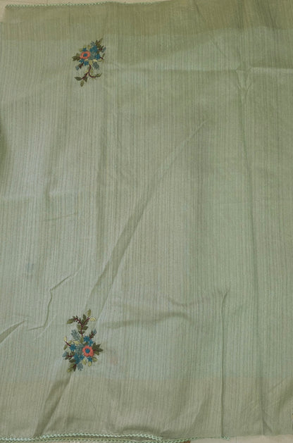 Tussar With Kantha Embroidery | DSM109