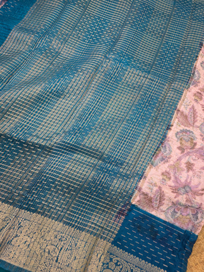 Warm Silk Floral Sarees | DSM093