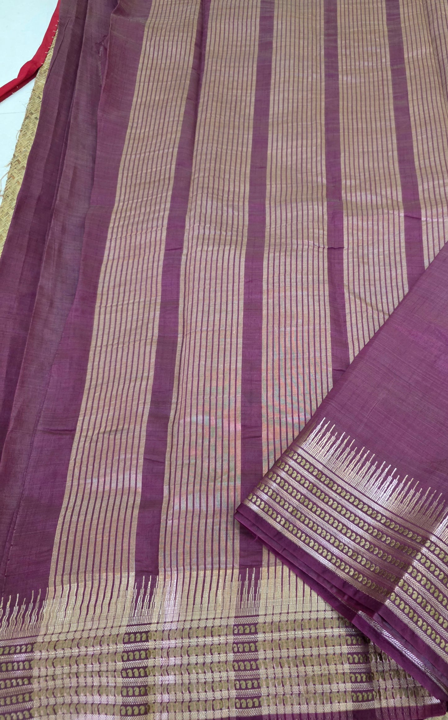 Semi Tussar Plain Sarees  | DSM106