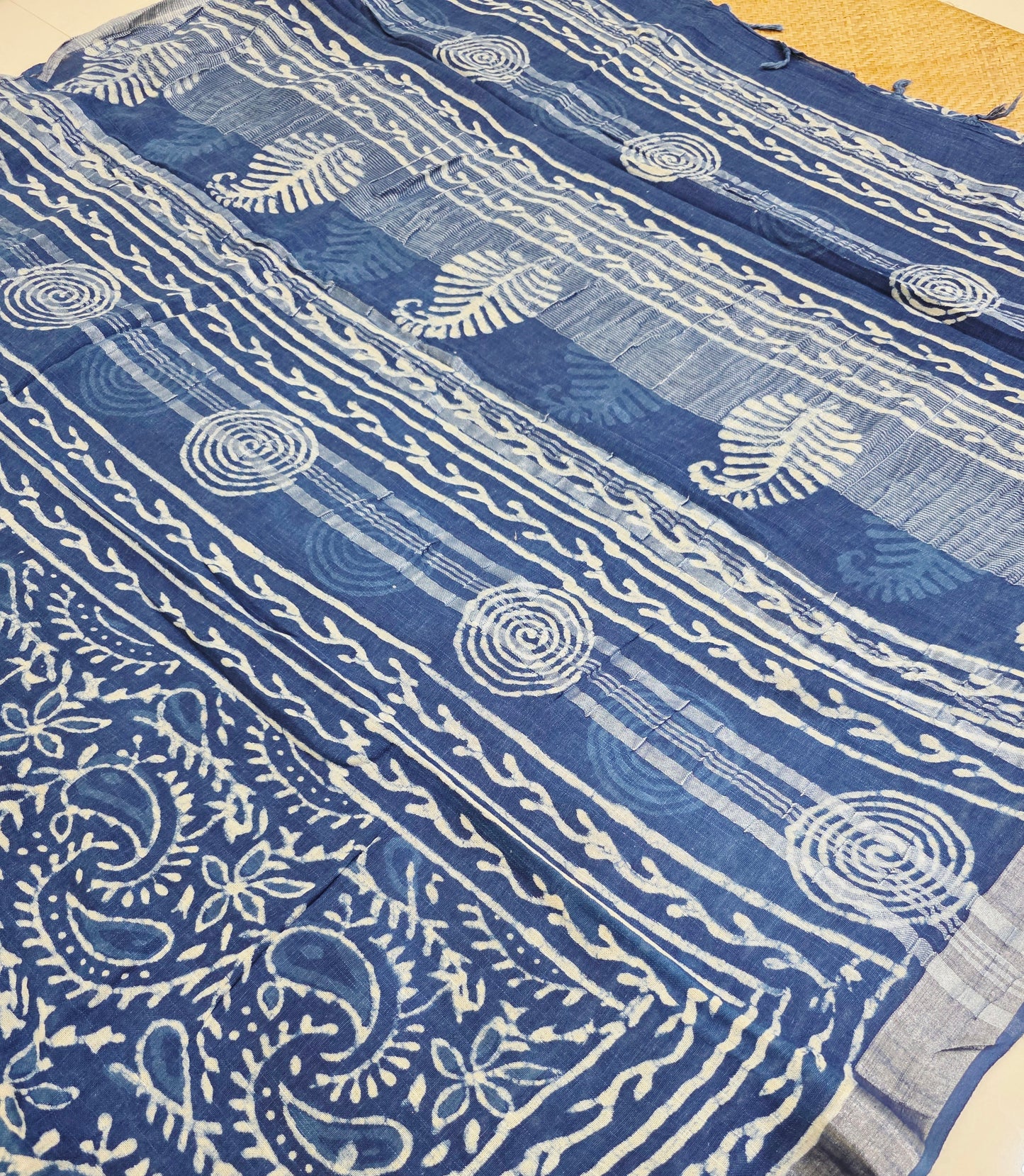 Pure Linen Cotton Sarees| DSAL002