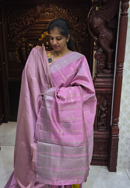 Semi Tussar 1725 Sarees| DSAD036