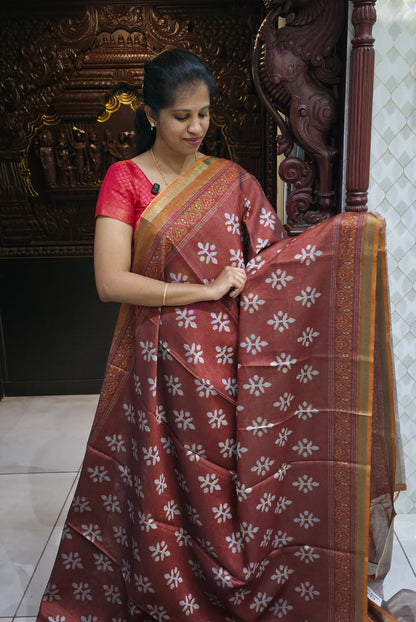 Fancy Maheshwari Cotton Sarees | DSAD005