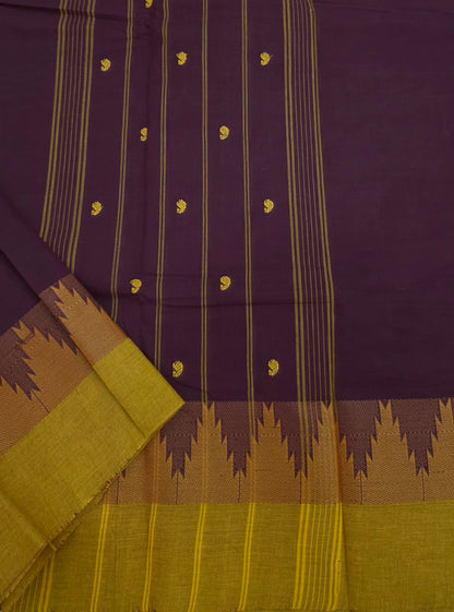 Handloom Kanchi Cotton Saree | DSAE001