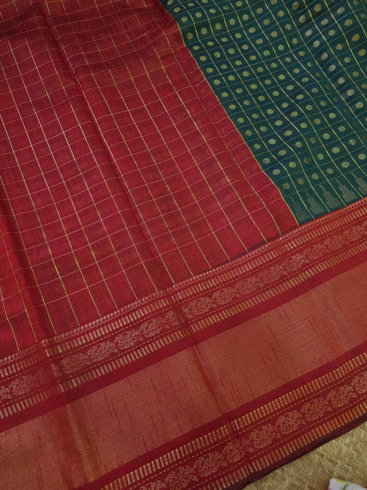 Semi Raw Silk Sarees 1865| DSAD014