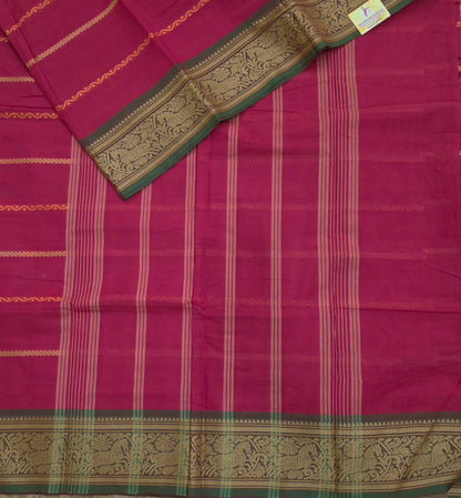 Handloom Kanchi Cotton Saree | DSAE003